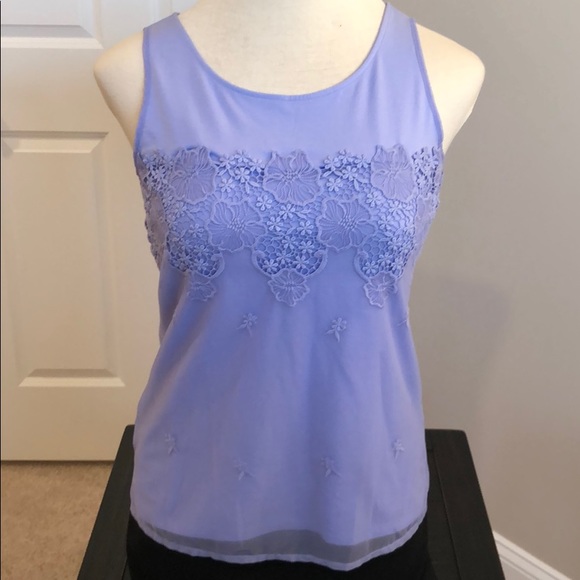 Ann Taylor Tops - lilac lace top